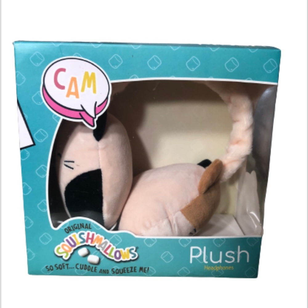 Squishmallow Cam Plush Headphones New In Box